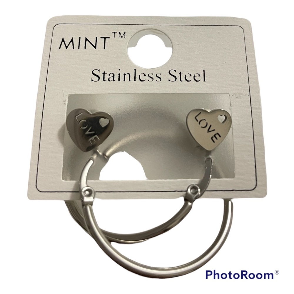 Stainless steel Hoop earring